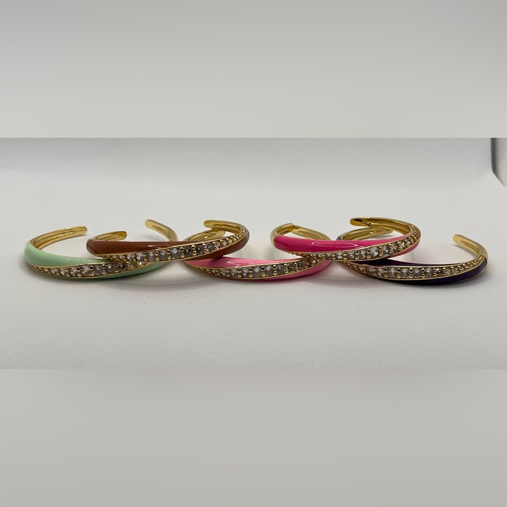Melania Clara / By Alexa Rae Miami Cuff Bracelet Barbie Pink